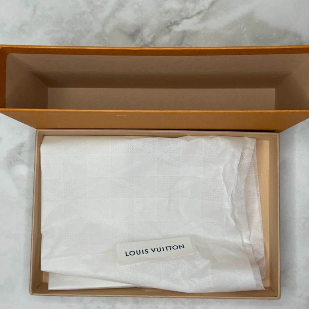 Authentic Louis Vuitton Drawer Box with Ribbon & Tissue